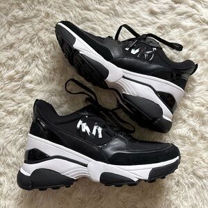 Michael Kors Black and White Sneakers